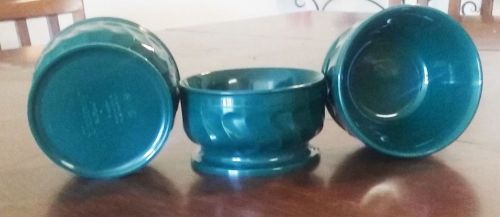 DINEX  TURNBURY HUNTER GREEN 9 OZ BOWLS OF 4 NEVER USED DX330008