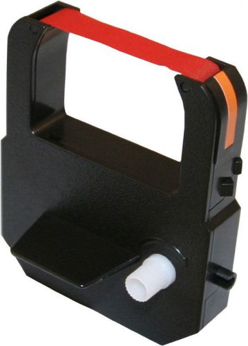 Lathem time clock ribbon cartridge, 1000e 1500e 5000e 7000e 7500e, vis6007 red for sale