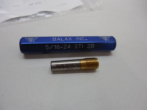 BALAX 543640 NO-GO 5/16-24 ST. 2B .3433 THREAD GAGE MACHINIST INSPECTION NEW