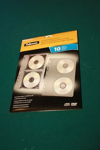 Fellowes CD/DVD Binder Sheets CRC95304