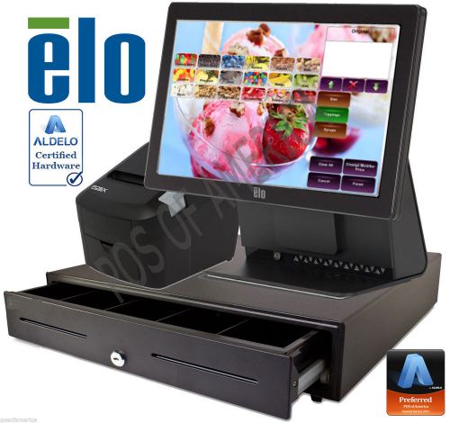 ALDELO PRO ELO ICE-CREAM YOGURT SHOP ALL-IN-ONE COMPLETE POS SYSTEM BUNDLE NEW