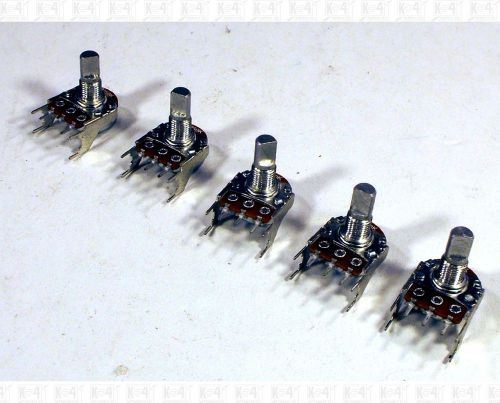 Alpha 250K Ohm Horizontal Mount Pot Potentiometer B250K B250K Lot Of 5