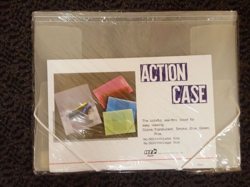 12 Pack - ACTION CASE TRANSLUCENT  NO. 562 F4165 FILING ORGANIZER LETTER SIZE