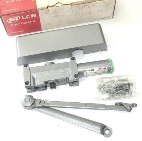 NIB LCN 4021 SMOOTHEE DOOR CLOSER ALUMINUM WITH ADJUSTABLE SPRING RIGHT HAND