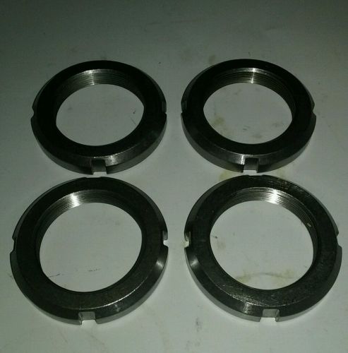 QTY 4 - NO. 9 IDC BEARING LOCKNUTS , 18 T.P.I., NEW, FREE SHIPPING