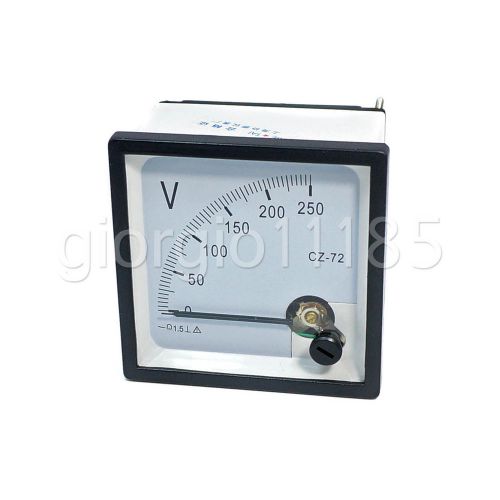 2pcs High Quality Analog Volt Panel Meter DC 250V