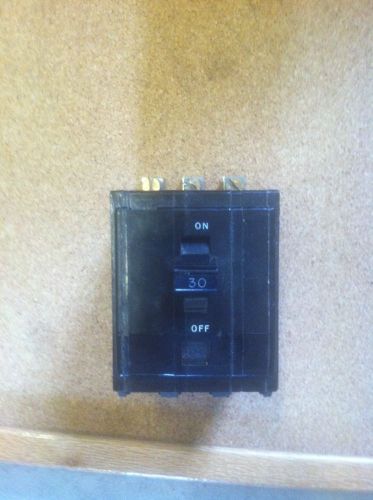 Square d circuit breaker - 3 pole - 240 v ac- 30 amp-type qob - used for sale