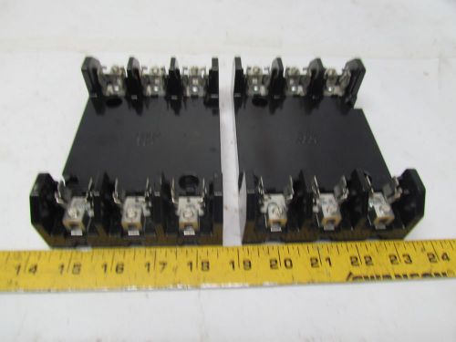 Marathon R6F30A3B 3 Pole Fuse Block 600V 30A Lot of 3