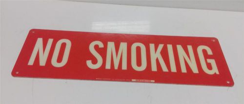 BRADY NO SMOKING SIGN 7X20 72032