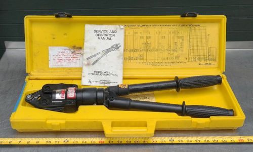 SQUARE D ANDERSON VERSALITE VC6-LU HYDRAULIC CRIMPER COMPRESSION TOOL