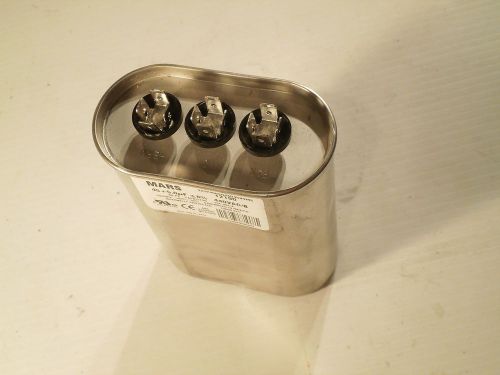 Motor dual run capacitor oval 45 + 5 uf mfd 440 vac/b mars mars 12190, dented for sale