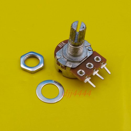 100Pcs B1K 1K Ohm Linear Taper MINI Potentiometer Pot 15mm 3Pin