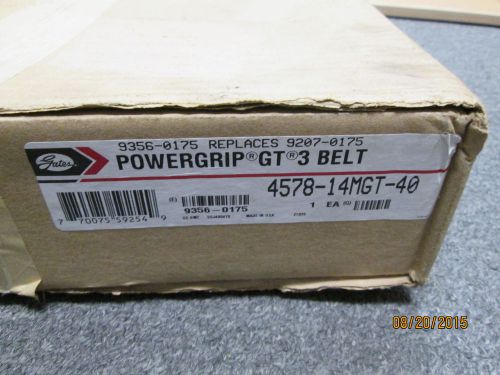 NEW GATES 4578-14MGT-40 HIGH PERFORMANCE GT3, HTD TIMING BELT.