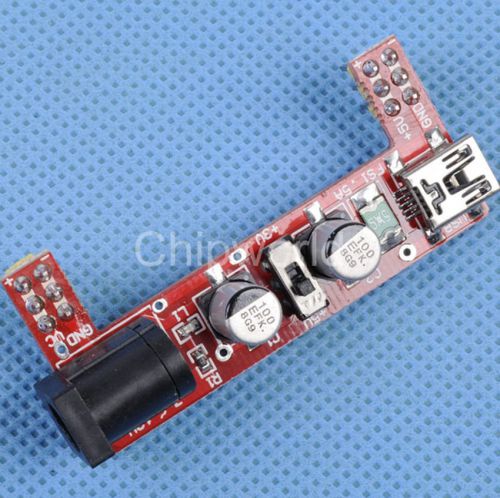 Breadboard Power Supply Module 5V/3.3V For Arduino (No Breadboard) New