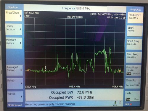 E7495b hp agilent base station tester 10 mhz to 2.7 ghz with power sensor for sale