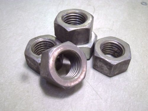 Hex Nuts 1&#034;-8 Steel Nut 1.46 width 0.84 height (Qty 5) #60285