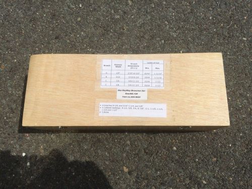 18 no 10 hss keyway cutting broach bushing shim set new for sale