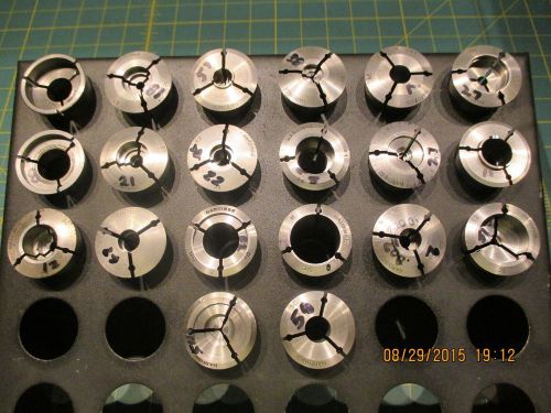 MACHINIST TOOLS L1 * HARDINGE  5C EMERGENCY COLLETS * 1 LOT (20)