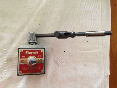 STARRETT NO 657 MAGNETIC BASE