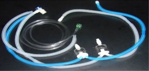 Neontal Ventilator Circuit with Double Water Trap and proximal Line