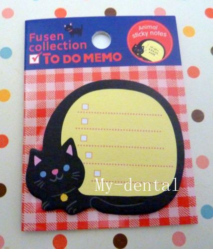 Bid Black Cat Animal Sticky Notes Pad Sticky Post it Notes Memo Sticker Note