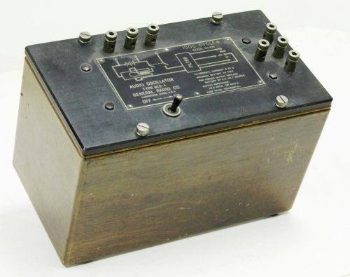 GENERAL RADIO TYPE 813A TUNING FORK OSCILLATOR