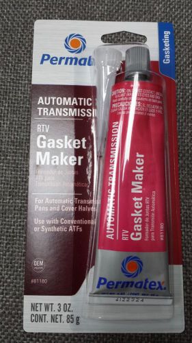 New permatex 81180 automatic transmission rtv sealant  3 oz. tube free shipping for sale