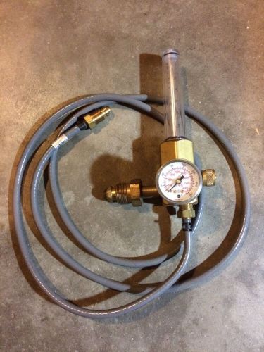 USED SMITH ECONOMY FLOWMETER REGULATOR # H2051A-580H/ SINGLE STAGE