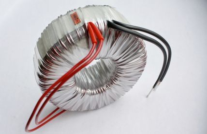 230/12 V toroidal transformer, 100W