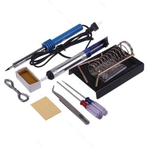 9in1 60w diy electric solder starter tool kit with iron stand #a desolder pump for sale