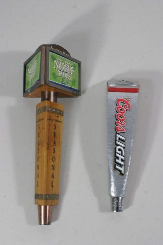 Coors Light &amp; Sam Adams Noble Pils Bar Keg Beer Tap Handles