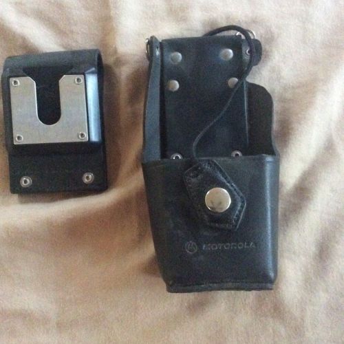 Radio holster 180 degree lock