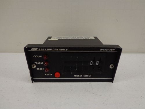 Red lion counter preset 2 digit scp00200 10khz 115vac for sale