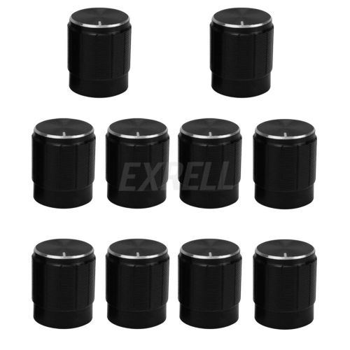 10x volume control rotary knob mini cap for 6mm dia. knurled shaft potentiometer for sale