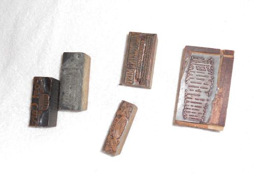 Letter Press blocks