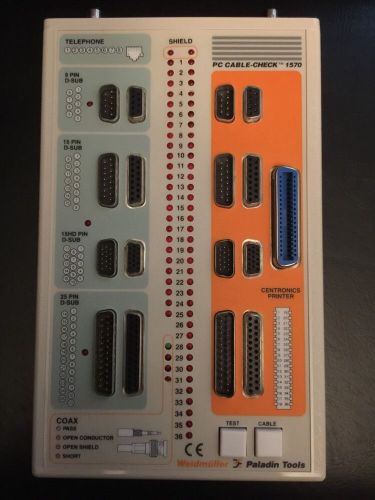 WEIDMULLER PALADIN TOOLS CABLE-CHECK 1570 CABLE TESTER