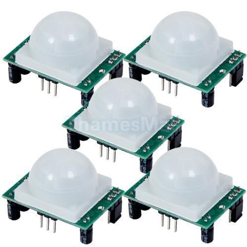 5 ir detector module pir motion sensor security 32x24mm for sale