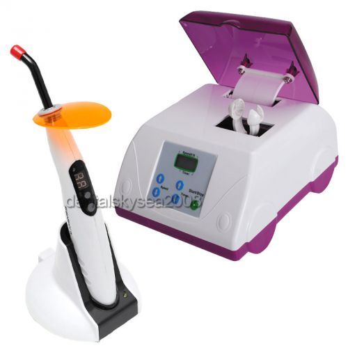 Dental hl-ah amalgamator amalgam capsule mixer + curing light lamp fast shipping for sale