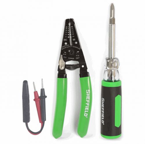 Sheffield 3 - Piece Electrician`s Tool Set