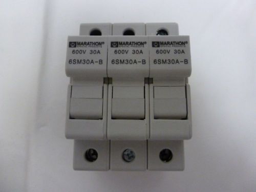 MARATHON 6SM30A3-B FUSE HLDR,30A,600V,3POLE,DIM MT ROS