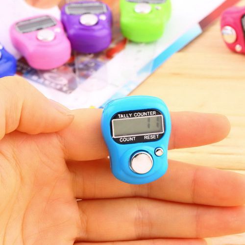 Stitch marker and row finger counter lcd electronic digital tally counter mu for sale