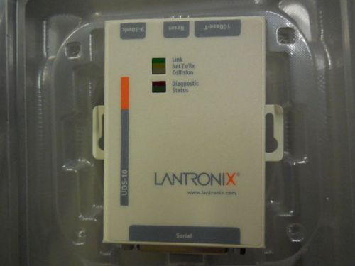 LANTRONIX UDS-10-02 ETHERNET MODLE SINGLE PORT DEVICE SERVER INT&#039;L ADAPTER - NEW