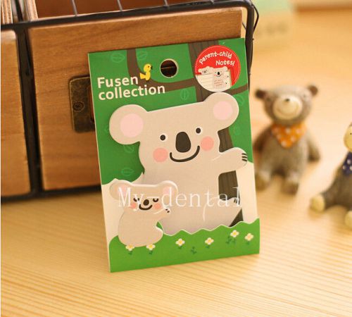 BID Lovely Animal Sticky Notes For Bookmark Memo Flags- Mother &amp; Baby Koala Bear