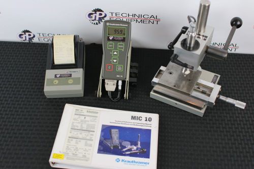 GE Inspection Krautkramer MIC10 Hardness Tester UT Flaw Detector Panametrics NDT