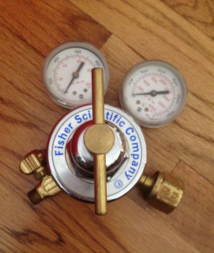 New old stock fisher scientific gas pressure regulator 2 gauge fs100 steampunk for sale