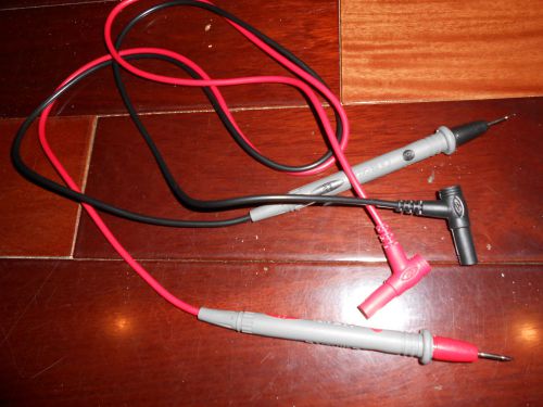 FLUKE TEST LEADS ---- MODEL CK ---- THREE FOOT LONG