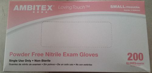 SMALL NITRILE EXAM GLOVES (POWDER FREE) **200** GLOVES