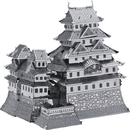 Zoyo 3d diy himeji castle metallic nano metal puzzle jigsaw office desk toy gift for sale