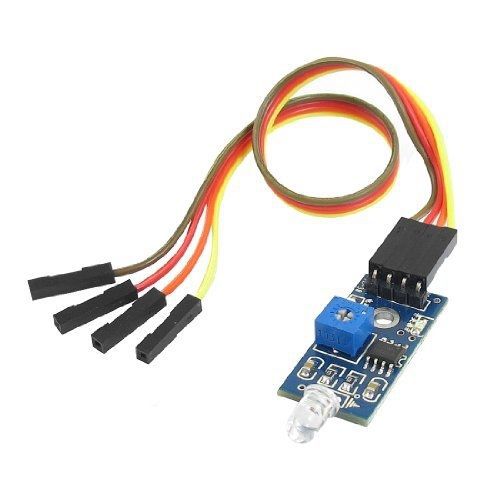 Brightness Detect 4 Pins 2 Channel Photosensitive Diode Sensor Module w 4-Wire