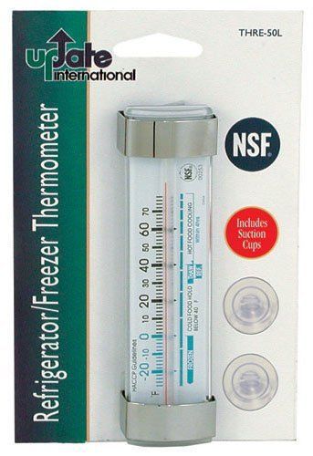 Update International THRE-50L Liquid Refrigerator Thermometer  4-1/2-Inch